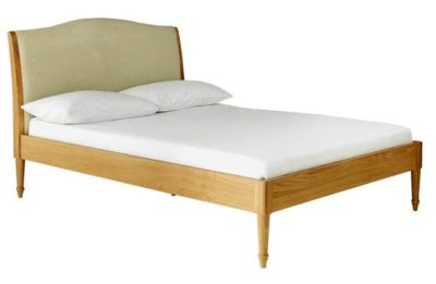 Heart of House Ketton Upholstered Double Bed Frame - Oak